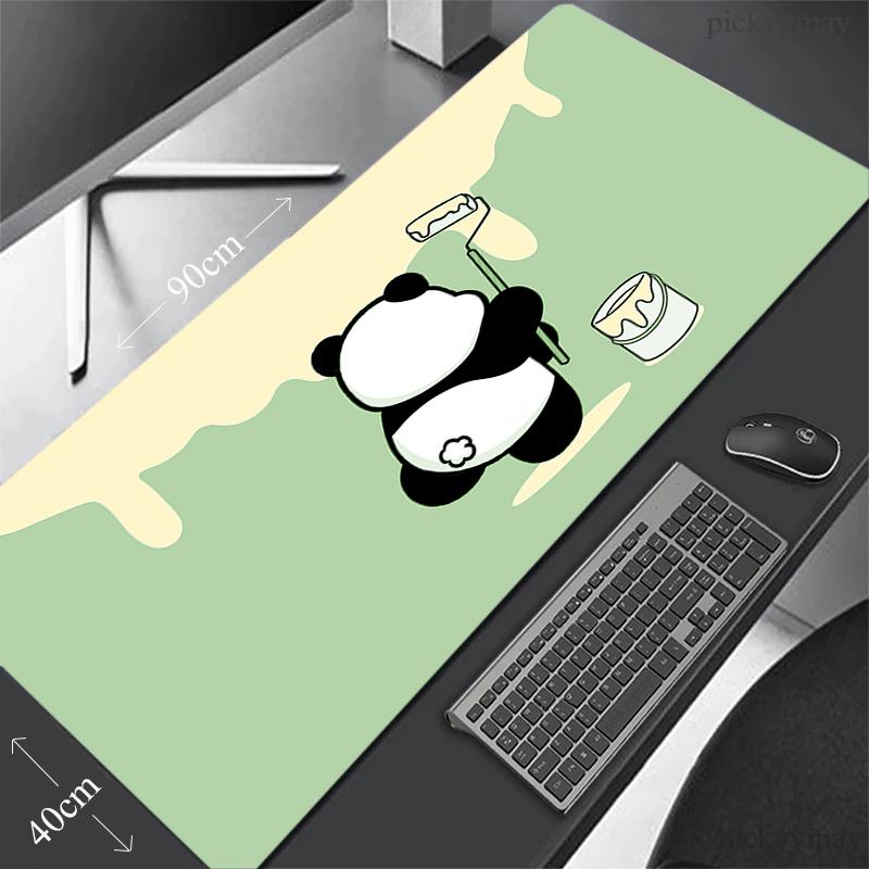 Panda xcm XXL Lock Edge Mousepads Large Gaming Mousepad Desk Mat Mouse Mat Beast Desk Pad For Gift Mouse Pad