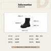 Thick-soled stacking boots autumn and winter new Maillard short boots casual versatile thin boots retro two-wear trouser boots