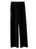 Women's Ordos City Wool Knit Wide-Leg Cashmere Pants with Pockets