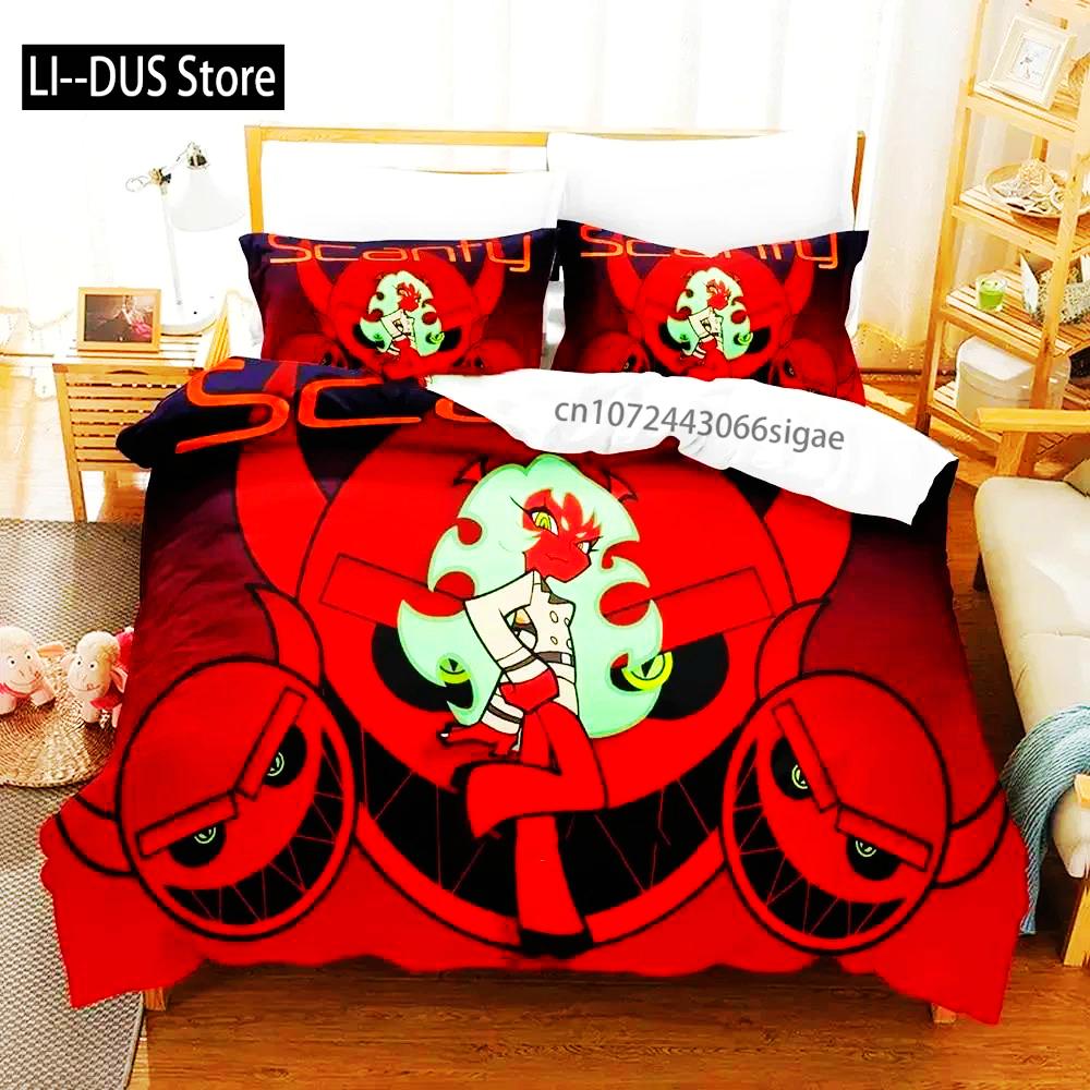

Comforter Anime Panty Stocking Garterbelt Bedding Set Boys Girls Twin Queen Size Bed Boys Adult Home Textileextile Comforter (quilt)-EU Single(135*200cm)3pcs