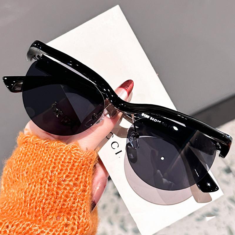 New Trendy Street Photography Korean Edition Eyebrow Luxury Sunglasses For Men Cool Personalized Sunglasses Women(Ds-8180)