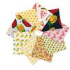 5/10pcs Spring Summer Flowers Fruits Dog Puppy Pet Cat Bandana Scarf Handkercheifs Pet Grooming Supplies Accessories