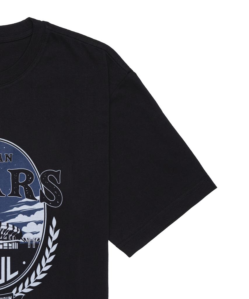 Hangugyaguwiwonhoe Musinsa X Kbo Ballpark Ver.2 Short Sleeve T-Shirt Black [Seoul Doosan Bears]