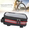 Hook and Loop Straps Bicycle Phone Bag 600D Nylon , TPU Bike Top Tube Bag  Cycling Gear Carrying
