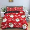 3D Christmas Bedding Set Christmas Atmosphere Decoration HD Printing Duvet Cover 2/3 Pieces AU/EU/US/UK/DE Full-size Soft Home Decoration