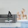 Modern European Reindeer Figure Sculpture Decorative Collectible Ornament for Living Room Bookshelf
