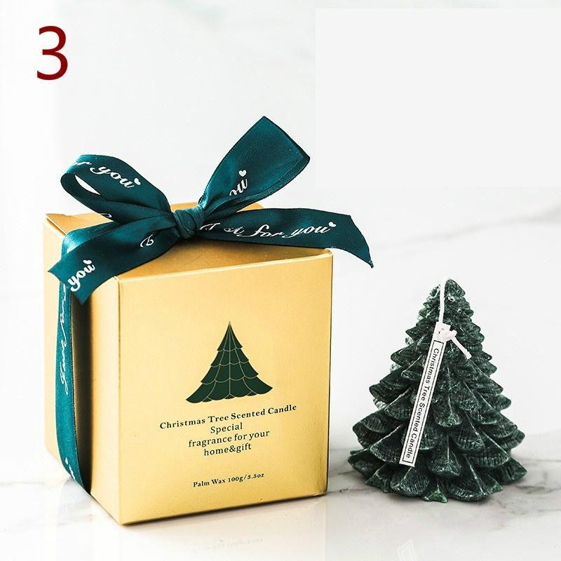 Weihnachtsbaum Aromatherapie Kerze Eisblume Kerze Handwerk Kerze Atmosphäre Layout