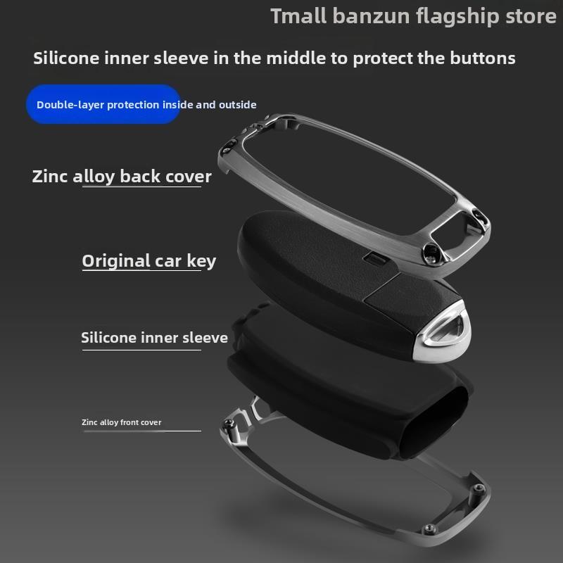Jgtuh1 Zinc Alloy Car Key Cover Case Nissan Qashqai Juke X-Trail Patrol Note Leaf Altima Maxima Murano Tiida Teana Rogue Sentra
