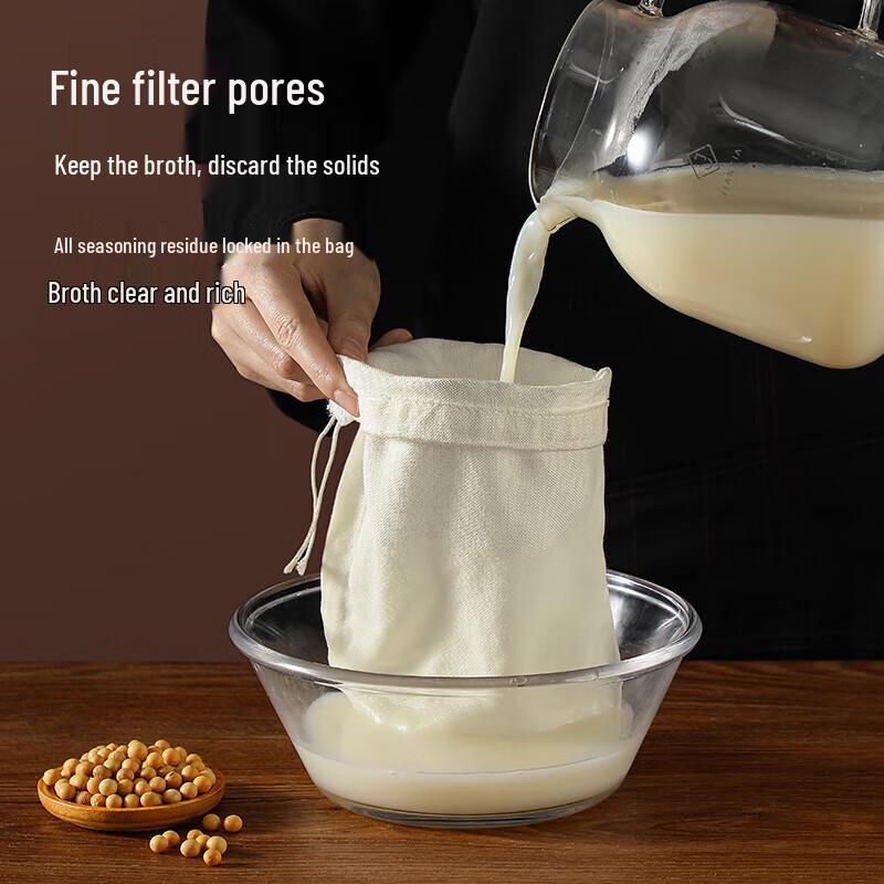 Återanvändbara muslinpåsar för sovsilning