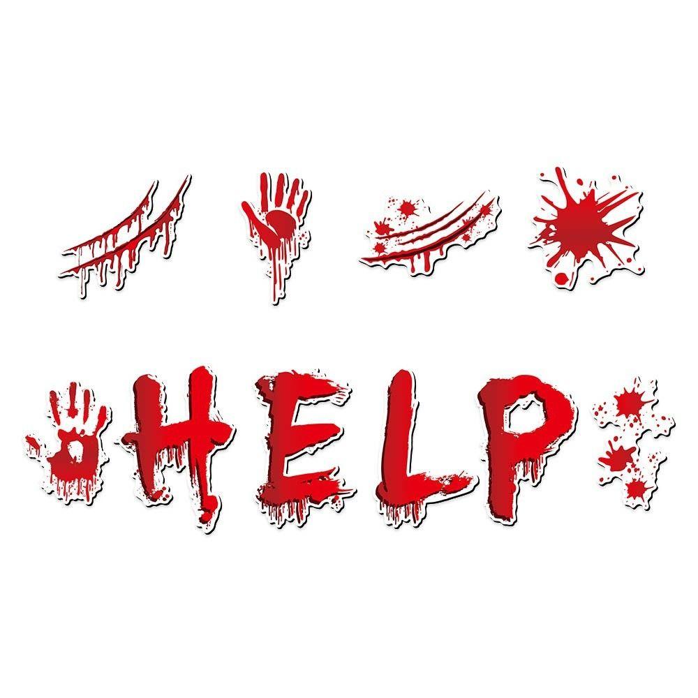 

10pcs Scary Halloween Bleeding Magnets Resin Halloween Fridge Magnet Halloween Party style 2