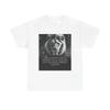Lion Portrait T Shirt with Motivational Quote Black Amp White  Vintage Washed Designer Clothes Graphic Fashion