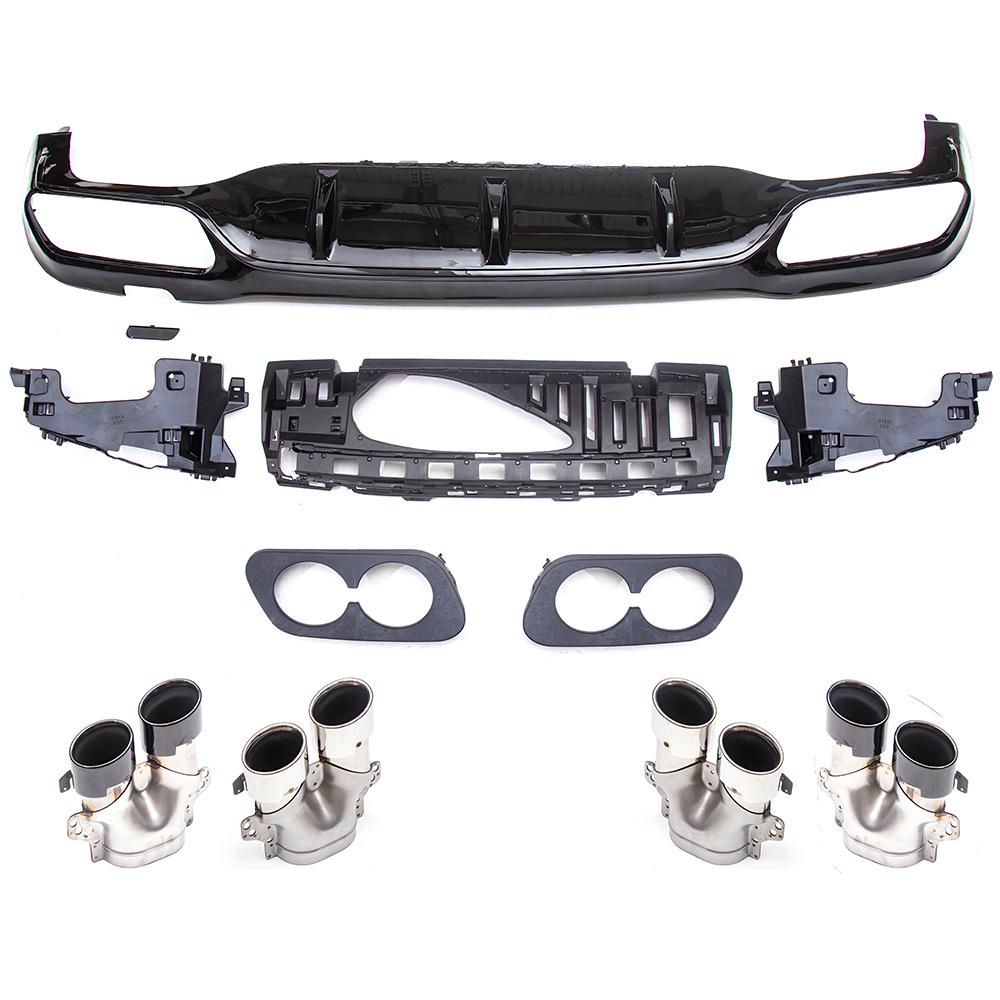 Mercedes-Benz E-Class W213 (2017+) Sport Rear Diffuser Tailpipes for E53/E63 