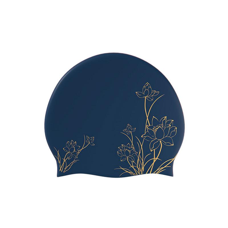 

Шапочка для плавания силиконовая шапочка для плавания для женщин и девочек милые шапочки для плавания аксессуары для длинных волос с цветочным принтом