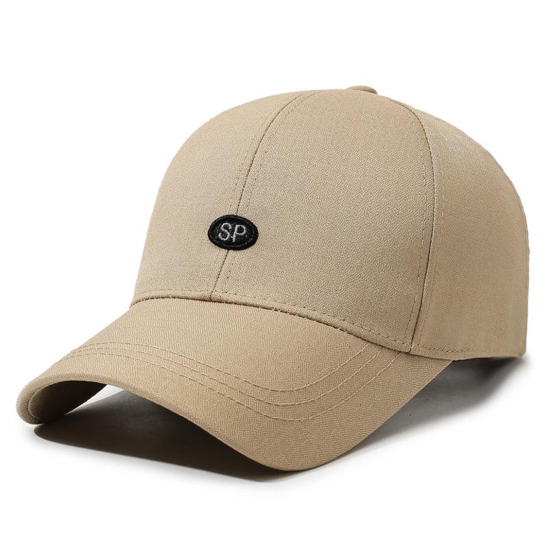 New Men's Solid Color Baseball Cap Adjustable Casual Dad Hat For Middle-Aged & Senior Outdoor Sports UV Protection Sun Visor