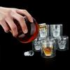 Skull Head Glass Beer Mug With Double Layer High Borosilicate For Home Bar Use