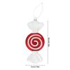 Christmas Lollipop Candy Cane Pendant Big Xmas Tree Hanging Ball Ornaments 2024 Christmas Decoration For Home 2025 New Year Gift