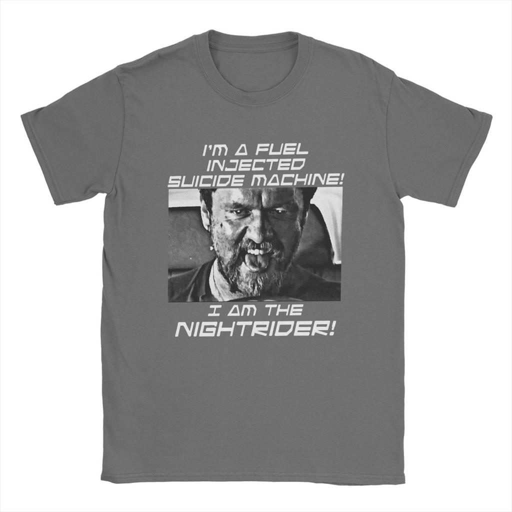 Hipster Nightrider Mad Max T-Shirts Herren Rundhals-T-Shirts aus reiner Baumwolle Kurzarm-T-Shirt Sommerkleidung