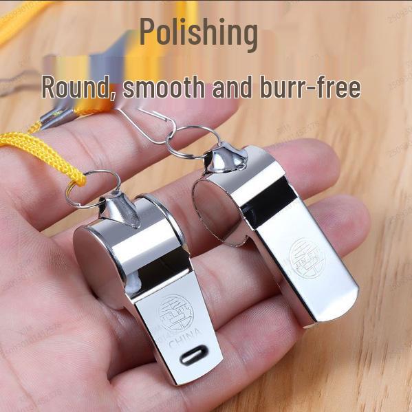 Edelstahl Hochfrequenzpfeife für Outdoor-Survival, Schiedsrichter, Sportlehrer und Basketballtraining