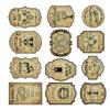 Pack of 12 Halloween Wine Bottle Stickers Vintage Apothecary Design Waterproof Paper for Party Decor
