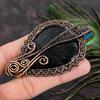 Nuummite Handmade Copper Wire Wrap Jewelry Pendant 3.35 N8d11