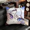 Cute Game TTrickcal Anime Pillow Case Antidustmite Pillowcase Invisible zipper silky short plush Sofa cushion cover