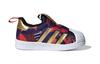 Adidas Originals SUPERSTAR 360 I Abrasion Resistant Low top Skateboard Shoes Dark Blue Purple Infant And Toddler GZ7347