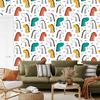 Colorful Dinosaurs Wallpaper for Living Room and Bedroom 50x1000