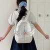 Multicolored Angel Wing Backpack Sweet Student School Bag Fashion Nylon Rucksack  Daily