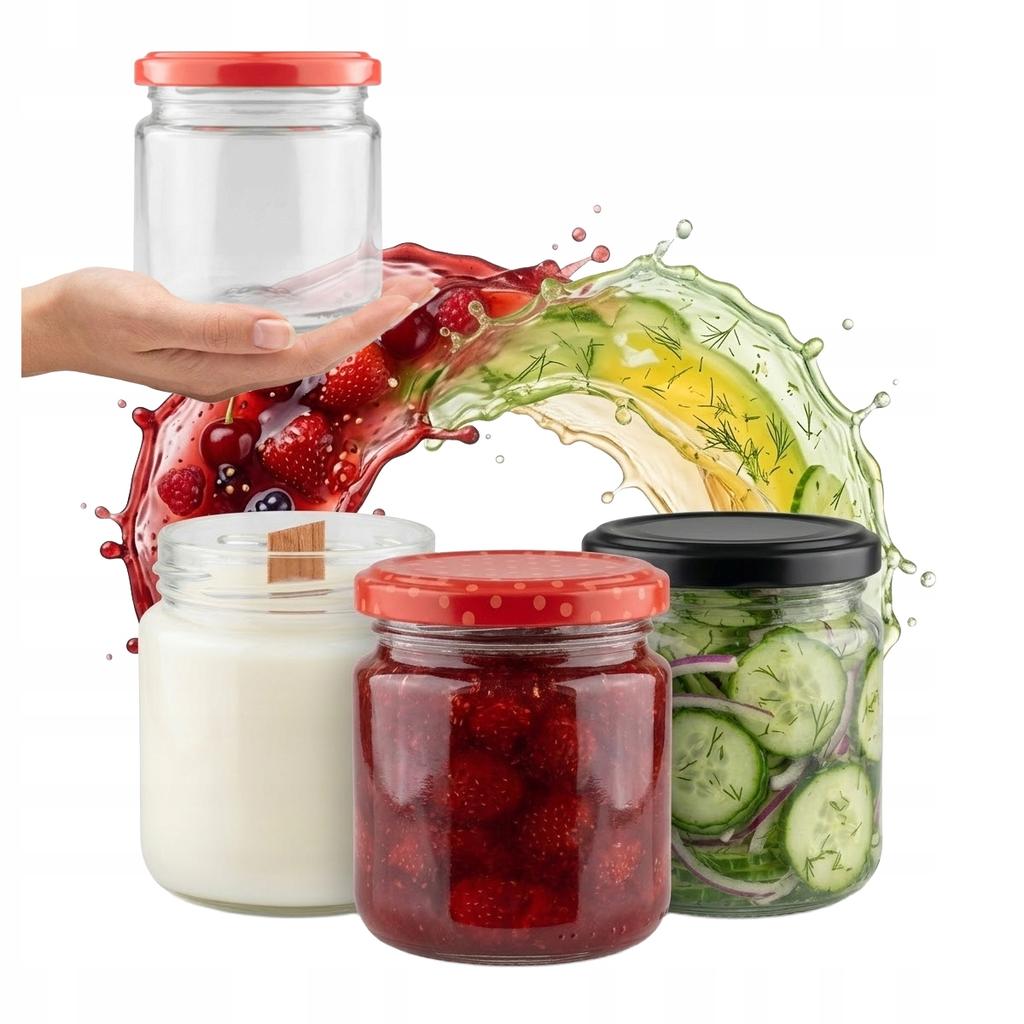 48x Jar 200ML + LID FI66 JAM PRESERVATIONS FOR PATE JAM