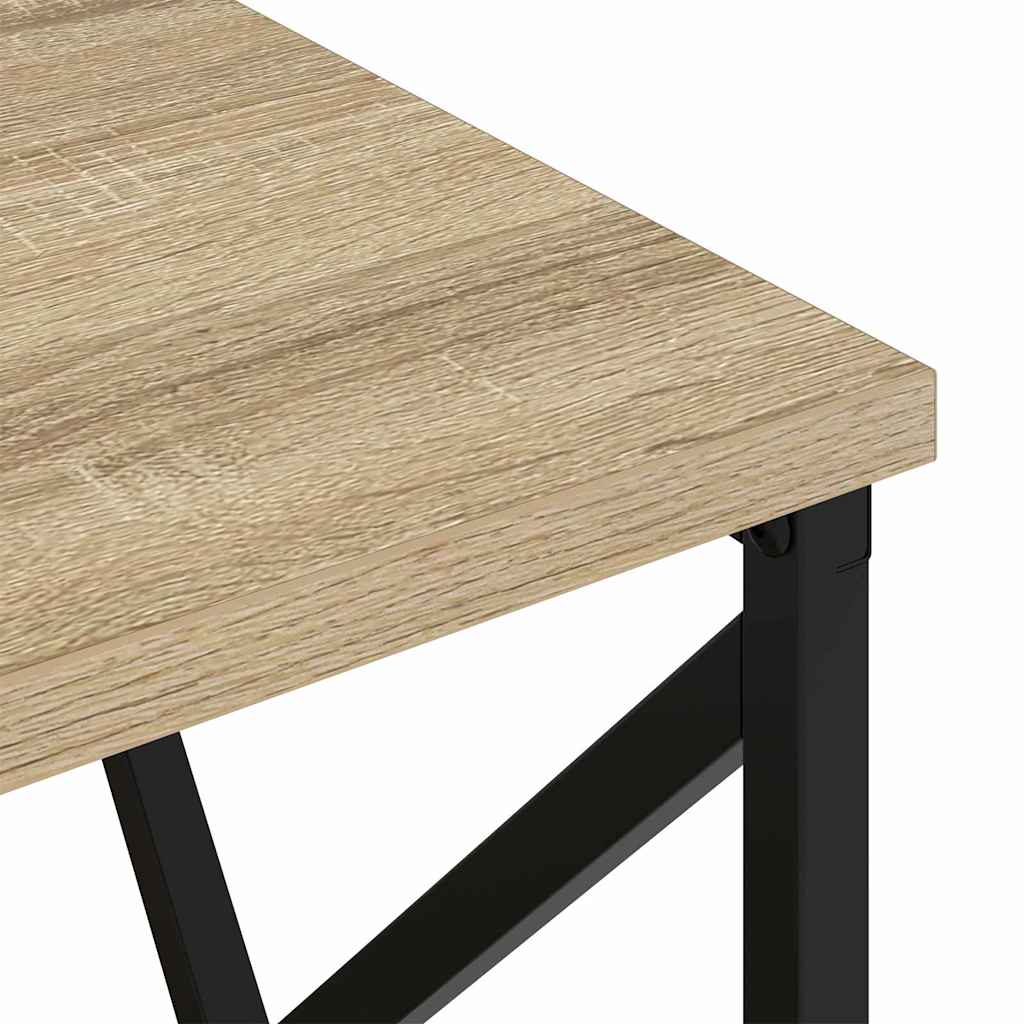 Nightstand Set 2 pcs Sonoma Oak Finish 40 x 31 x 60 cm Engineered Wood