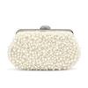 Women messenger beaded women vintage evening bags imitation pearl shell women bag shoulder bags,diamonds clutch bag for wedding