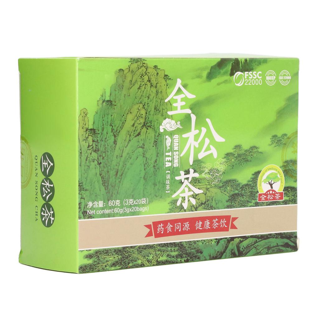 20 stk Urtete-poser Brygging av te Furu pollen Slankende tepose for kvinner 3g per pakke