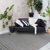 NAROSKI - Glittery and Shimmering Effect Rug for Indoor and Outdoor Use - 160 X 230 Cm - Silver Gray