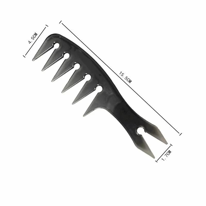 2PCS Men's Oil Head Comb Back Wide Tooth Comb Hair Styling Styling Comb Fluffy Comb High Texture Comb Productos De Barberia