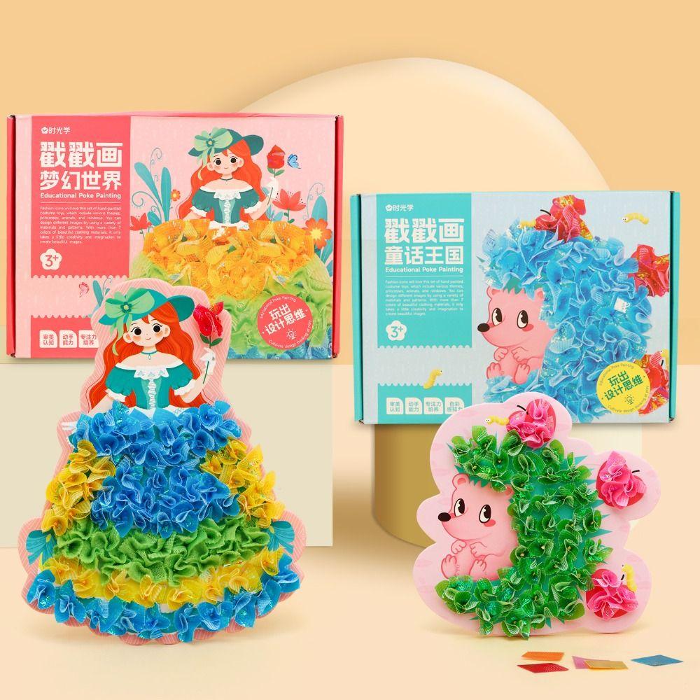 Puzzle Vzdělávací Poke Paint Art Stick 3D Vzdělávací hračky Poke Art Hračky pro kutily Domácí dekorace