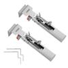 2Pcs Adjustable Drawer Fixing Clamp, Drawer Panel Front Installation Clamp,