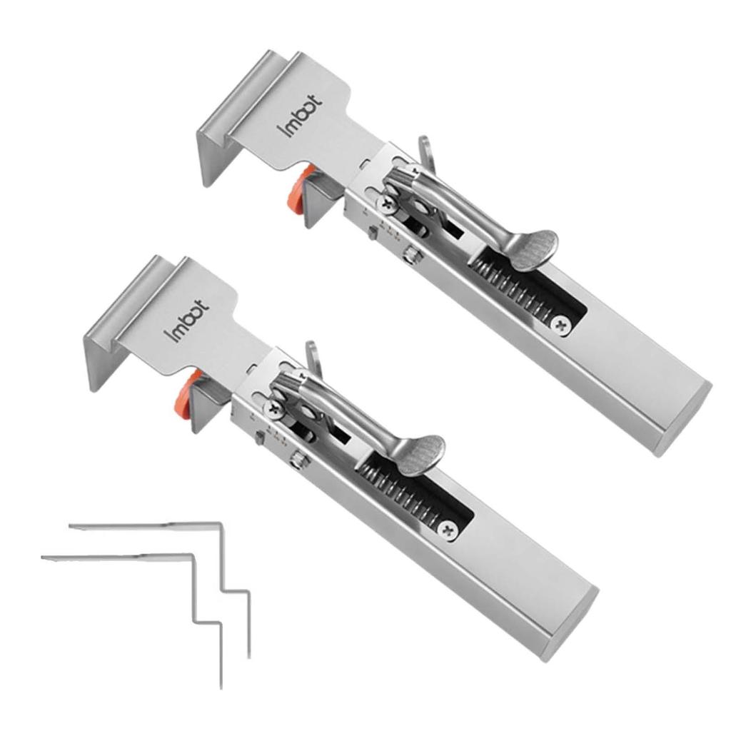 2Pcs Adjustable Drawer Fixing Clamp, Drawer Panel Front Installation Clamp,
