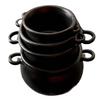 Mini Witch Cauldron Set Halloween Candy Bowl Candy Holder Plastic Measuring Cup Retro Pharmacist Atmosphere Trick or Treat Supplies