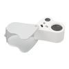 Dual Lens 30X 60X Handheld Mini Pocket Microscope LED Light Handheld Magnifying Glass Mini Pocket Microscope for Plants