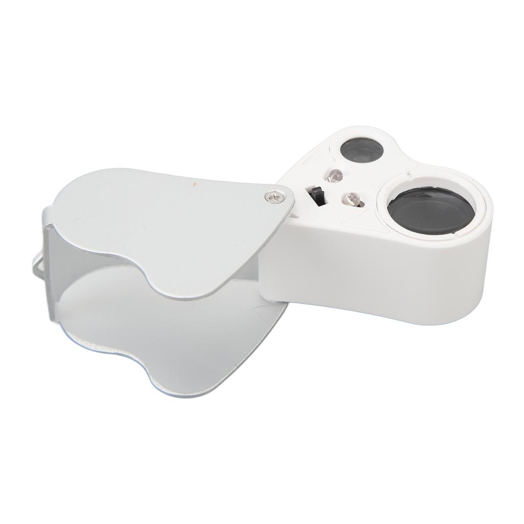 Dual Lens 30X 60X Handheld Mini Pocket Microscope LED Light Handheld Magnifying Glass Mini Pocket Microscope for Plants