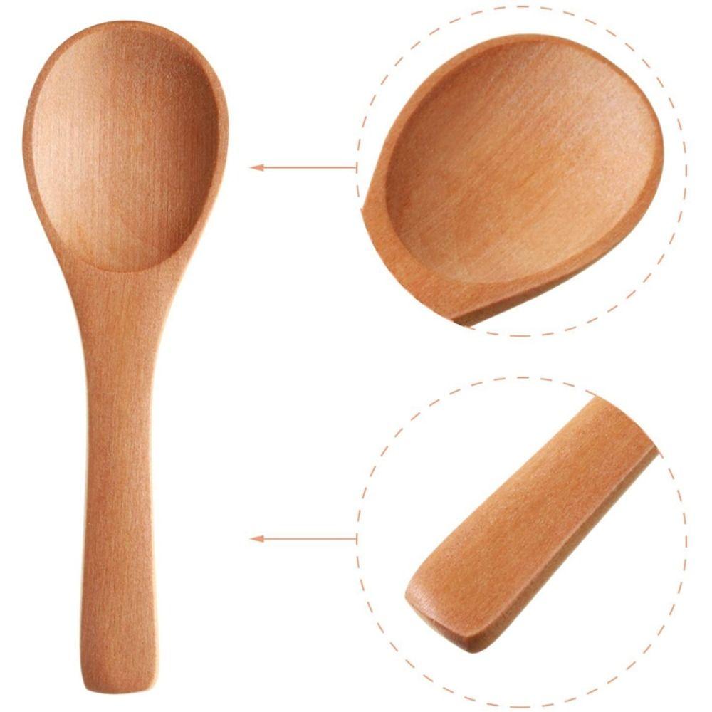 Kitchen Home Cooking Seasoning Jars Condiments Spoons Mini Spoons Wooden Spoons Kitchen Supplies