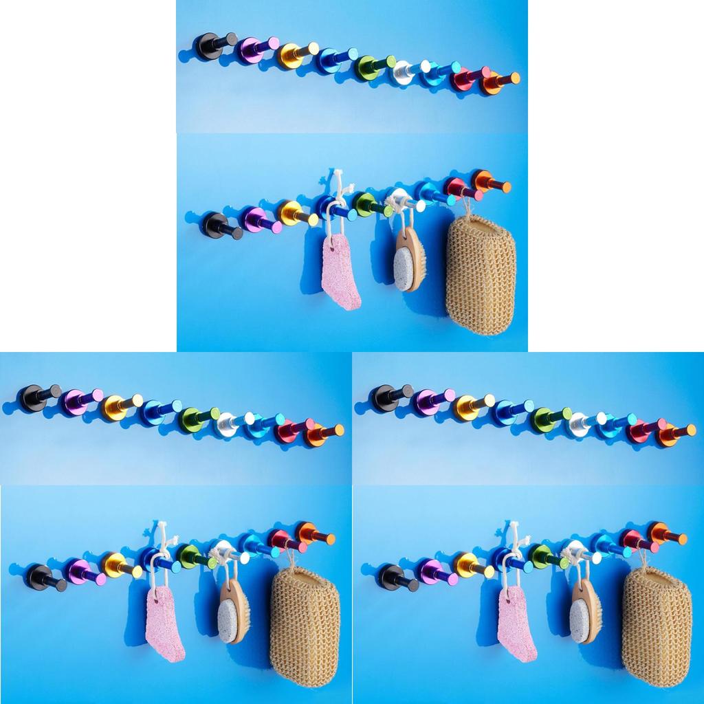 Premium Quality Diy Towel Wall Hook For Bathroom Kitchen Clothes Key Hat Bag Holder