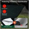 Hühnerstallplane Für Winter Hühnerstallzaun Staubschutz Mehrzweck Hühnerstallplane Abdeckung Wasserdichte Hühnerstall