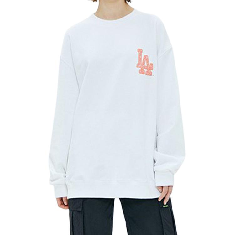 MLB Like Collection Sweatshirts Unisex White Crew Neck Moderate Regular 31MT08011-07W