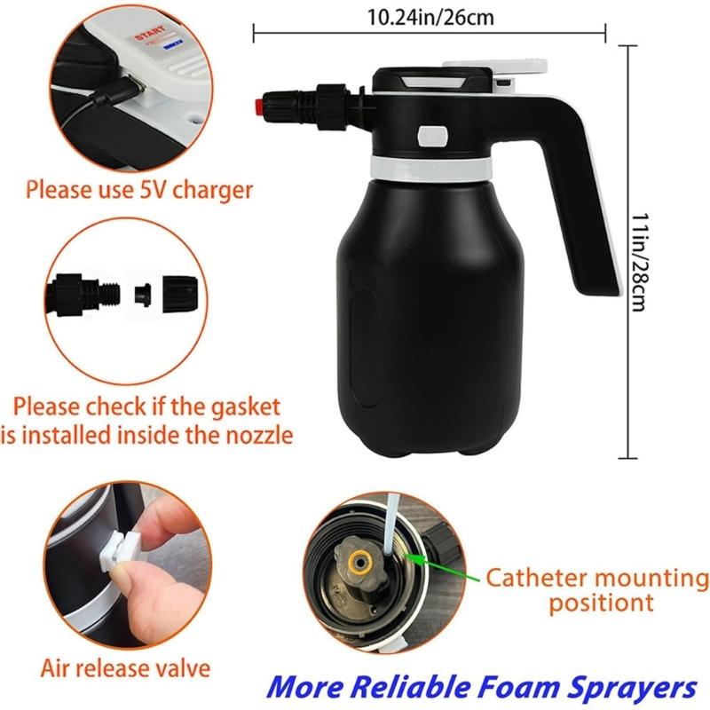 High Pressure Ergonomic 2L Foam Sprayed Guns Applicator For Efficient Car Wash And Multiple Surfaces Cleaning Easy To Use