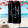 Unione Calcio Sampdoria Print Beach Towel, Large Soft Quick Dry Towel for Beach Camping Swimming