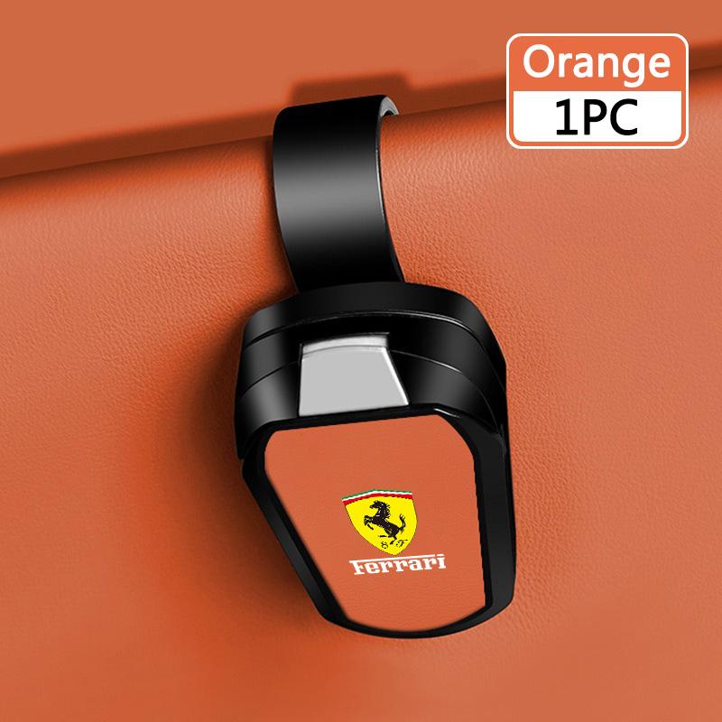 Car Sun Visor Glasses Holder Organizer Anti-Slip Eyewear Clip For Ferrari F430 Stradale Roma 488 Spider SF90 LaFerrari Portofino JQ7