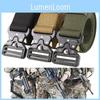 Men Tactical Belt With Automatic Buckle For Outdoor Military Training And Casual Wear
