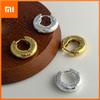 925 Sterling Silver Vintage Earrings For Women Trendy Simple Geometric Gold Earring Jewelry Prevent Allergy Party Accessories