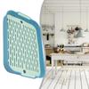 Tray Rabbit Litter Tray Large Space Smooth Corner Detachable Design 27x18.5x4cm Blue For Pet’s Training For Pet’s Training